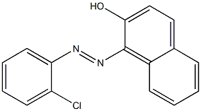 2-Naphthalenol,1-[2-(2-chlorophenyl)diazenyl]-,24390-65-6,结构式