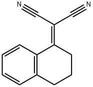 2-(3,4-二氢萘-1(2H)-亚基)丙二腈 结构式