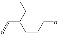 Pentanedial, 2-ethyl- Structure