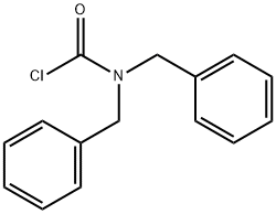 Carbamic chloride, bis(phenylmethyl)- Struktur