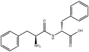 D-Phenylalanine, N-L-phenylalanyl- Structure
