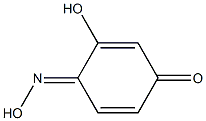 2,5-Cyclohexadiene-1,4-dione,2-hydroxy-, 1-oxime Structure