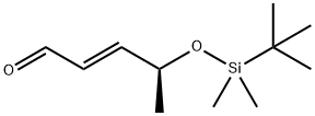 (R,E)-4-((tert-butyldimethylsilyl)oxy)pent-2-enal Structure