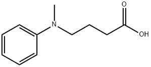 4-(甲基(苯基)氨基)丁酸 结构式