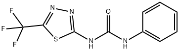 1-phenyl-3-[5-(trifluoromethyl)-1,3,4-thiadiazol-2-yl]urea Structure