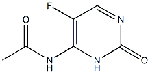 Acetamide,N-(5-fluoro-2,3-dihydro-2-oxo-4-pyrimidinyl)- Structure