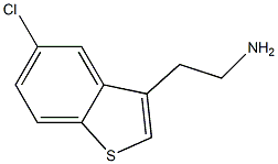 2-(5-chloro-1-benzothiophen-3-yl)ethanamine Structure