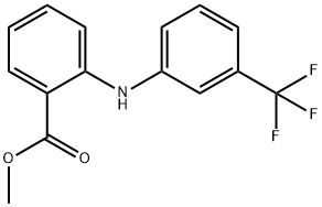 Benzoic acid,2-[[3-(trifluoromethyl)phenyl]amino]-, methyl ester, 2765-91-5, 结构式