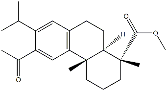 1-Phenanthrenecarboxylicacid, 6-acetyl-1,2,3,4,4a,9,10,10a-octahydro-1,4a-dimethyl-7-(1-methylethyl)-,methyl ester, (1R,4aS,10aR)-