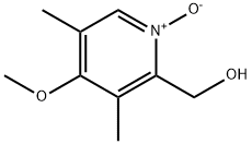 (4-methoxy-3,5-dimethyl-1-oxidopyridin-1-ium-2-yl)methanol Structure