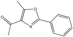 Ethanone, 1-(5-methyl-2-phenyl-4-oxazolyl)- Structure
