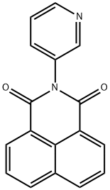 2-(pyridin-3-yl)-1H-benzo[de]isoquinoline-1,3(2H)-dione Struktur