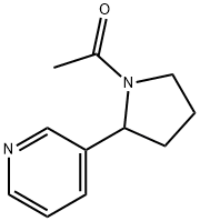 1-(2-Pyridin-3-yl-pyrrolidin-1-yl)-ethanone Struktur