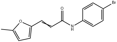 (E)-N-(4-bromophenyl)-3-(5-methylfuran-2-yl)acrylamide Structure