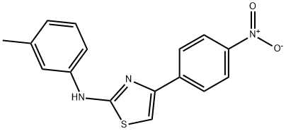 4-(4-nitrophenyl)-N-(m-tolyl)thiazol-2-amine Structure