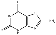 Thiazolo[4,5-d]pyrimidine-5,7(4H,6H)-dione, 2-amino- Structure