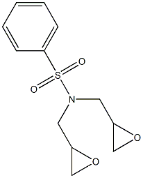 N,N-双(2,3-环氧丙基)苯磺酰胺 结构式