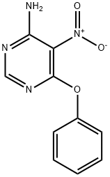5-nitro-6-phenoxypyrimidin-4-amine Struktur