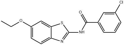 3-chloro-N-(6-ethoxybenzo[d]thiazol-2-yl)benzamide Struktur