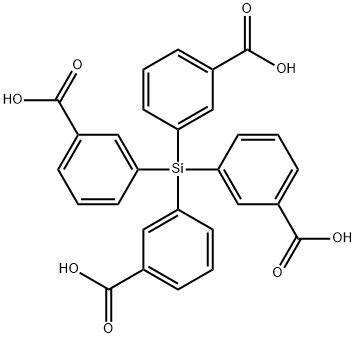Benzoic acid, 3,3',3'',3'''-silanetetrayltetrakis-,31825-57-7,结构式