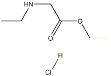 ETHYL 2-(ETHYLAMINO)ACETATE HCL Structure