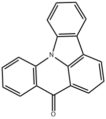 吲哚并[3,2,1-DE]吖啶-8-酮 结构式