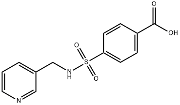 4-(N-(pyridin-3-ylmethyl)sulfamoyl)benzoic acid Structure