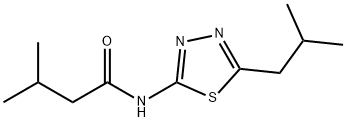 3-methyl-N-[5-(2-methylpropyl)-1,3,4-thiadiazol-2-yl]butanamide