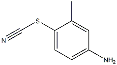 Thiocyanic acid, 4-amino-2-methylphenyl ester Structure