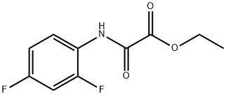 乙基 2-((2,4-二氟苯基)氨基)-2-氧亚基醋酸盐, 333441-80-8, 结构式