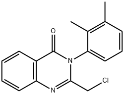 2-Chloromethyl-3-(2,3-dimethyl-phenyl)-3H-quinazolin-4-one Structure