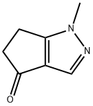 1-Methyl-5,6-dihydro-1H-cyclopentapyrazol-4-one, 344252-05-7, 结构式