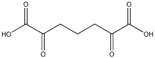 Heptanedioic acid, 2,6-dioxo- Struktur