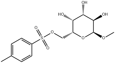 methyl 6-O-(4-toluenesulfonyl)-alpha-D-galactopyranoside Struktur