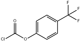 Carbonochloridic acid, 4-(trifluoromethyl)phenyl ester 结构式