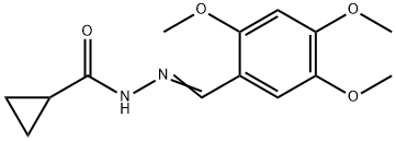 N-[(E)-(2,4,5-trimethoxyphenyl)methylideneamino]cyclopropanecarboxamide