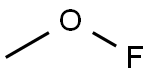 Hypofluorous acid, methyl ester (9CI) Structure