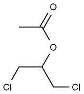 2-アセトキシ-1,3-ジクロロプロパン 化学構造式