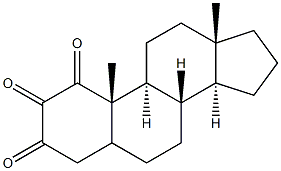 Androstanetrione(9CI), 37-82-1, 结构式