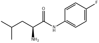 (S)-2-amino-N-(4-fluorophenyl)-4-methylpentanamide 结构式