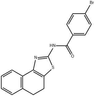 4-bromo-N-(4,5-dihydronaphtho[1,2-d]thiazol-2-yl)benzamide Structure