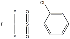 Benzene, 1-chloro-2-[(trifluoromethyl)sulfonyl]- Struktur