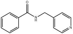 N-(吡啶-4-基甲基)苯甲酰胺,3820-26-6,结构式