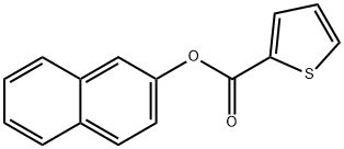 naphthalen-2-yl thiophene-2-carboxylate Struktur