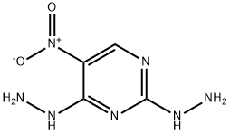 (4-hydrazinyl-5-nitro-pyrimidin-2-yl)hydrazine Structure