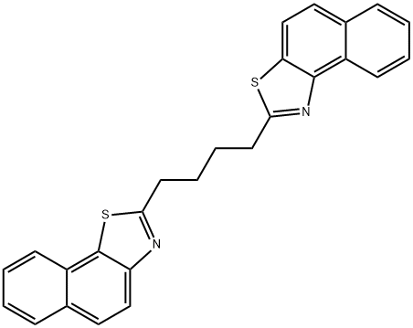 2-(4-(naphtho[1,2-d]thiazol-2-yl)butyl)naphtho[2,1-d]thiazole Structure