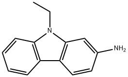 9-Ethyl-9H-carbazol-2-amine, 40444-36-8, 结构式