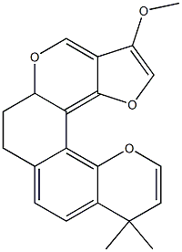10,10-dimethyl-6H,10H-chromeno[6',7':4,5]furo[3,2-c]chromen-3-yl methyl ether