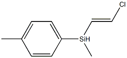 Silane, chloroethenylmethyl(4-methylphenyl)- Struktur