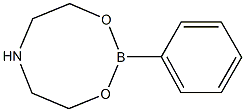2-フェニル-1,3,6,2-ジオキサザボロカン 化学構造式